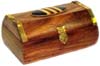 Wooden Jewellery / Pill box - click here for large view